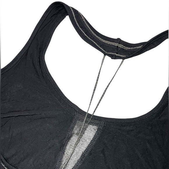 Free People Black Bead Trim Halter Tank Top - Picture 10 of 13